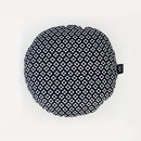 Modern Round Folk Black Puff | 212Concept