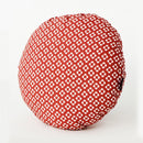 Modern Round Folk Red Puff | 212Concept