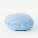 Modern Round Blue Puff side view