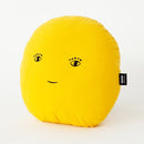 Modern Round yellow Puff front view