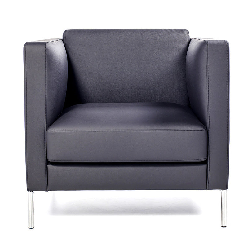 Buy Soft Deep Seated Lounge Chair In Leather | 212Concept