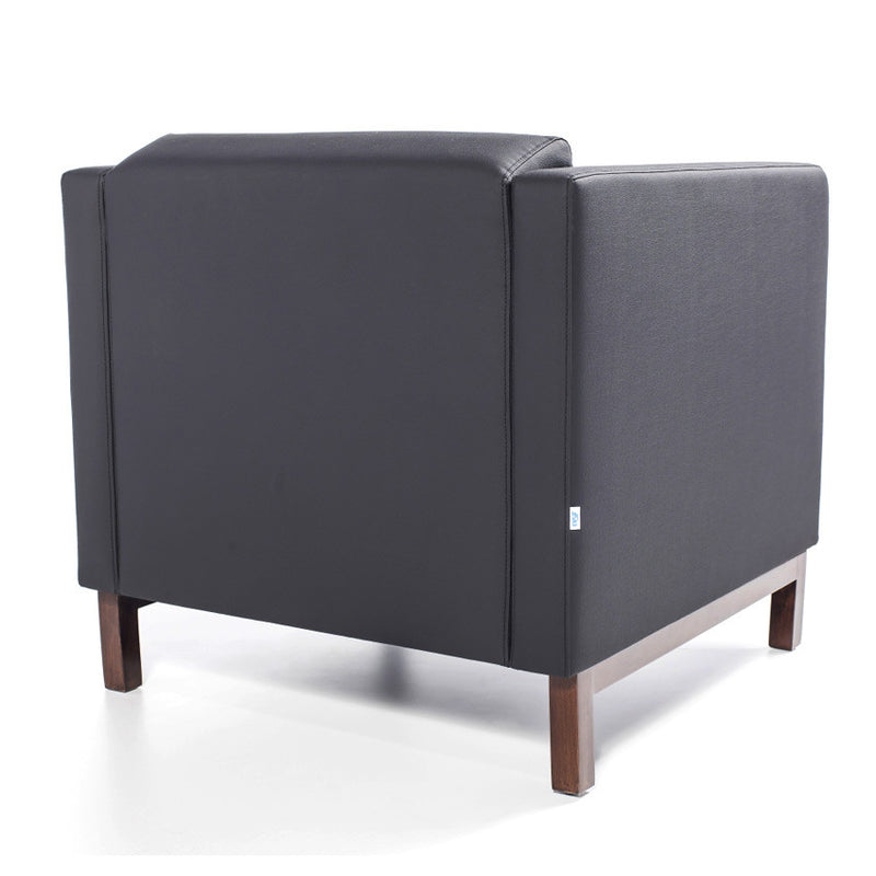 Buy Soft Deep Seated Lounge Chair In Leather | 212Concept