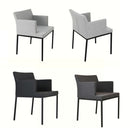 Modern Armchair with Metal Base