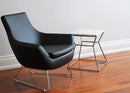 Modern Rebecca Leatherette  Armchair 