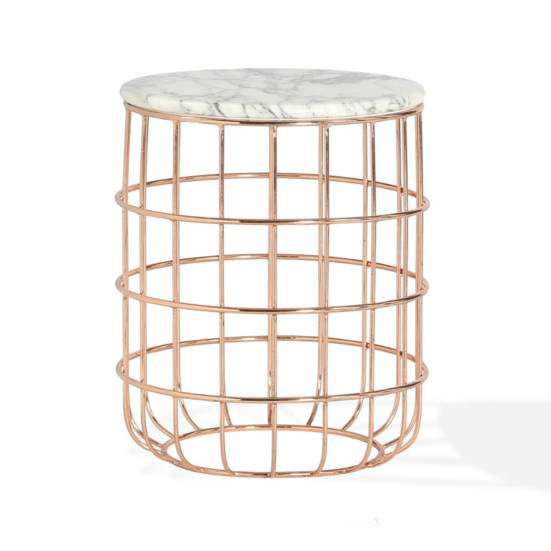 Violetta Marble End Table
