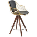 Zebra Pyramid Swivel Stools