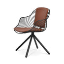 Zebra Stick Swivel Armchair
